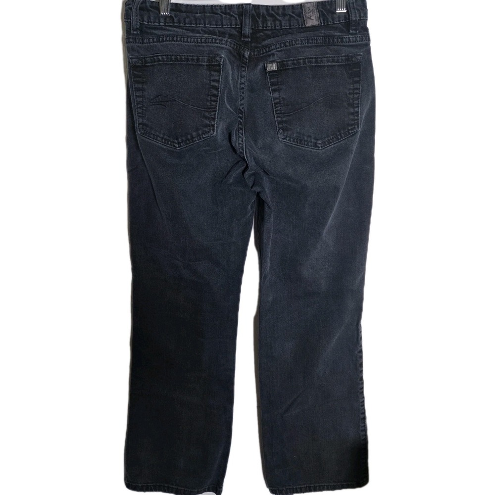 Wrangler Aura Bootcut Jeans Women's 8R Short Dark‎ Wash Mid Rise Stretch Denim - Picture 7 of 9